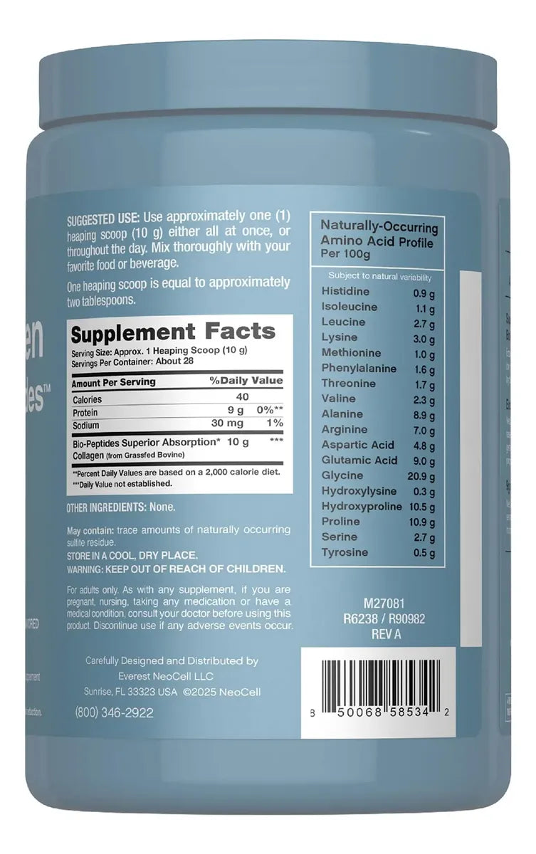 Polvo De Colageno Neocell Biopeptidos 30